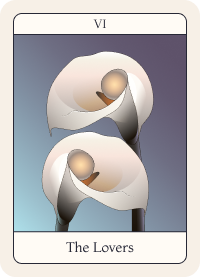 The Lovers tarot card