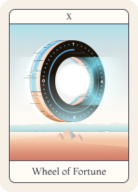 The Wheel of Fortune tarot card