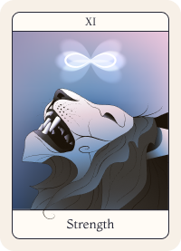 The Strength tarot card