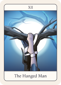 The Hanged Man tarot card