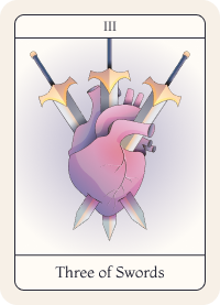 Three of Swords (reversed)